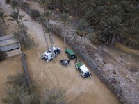 Auf dem Campingplatz in Douz.