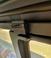 Der Magnet Sensor am Schiebefenster