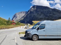 Nach 2 1/2 Stunden und 156 km Umweg standen wir dann oben vor der gesperrten Straße