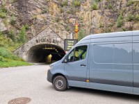 Tunneleinfahrt Spiralen in Drammen