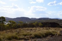 Mt. Whaleback in Newman, die größte Eisenerzmine der Welt...big, bigger, Australia...