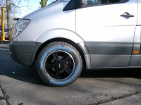 265/60R18 auf 8x18 ET50 am W906 RWD (nicht 4x4) montiert