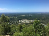 Glashouse Mountain, Blick vom Mt. Beerburrum